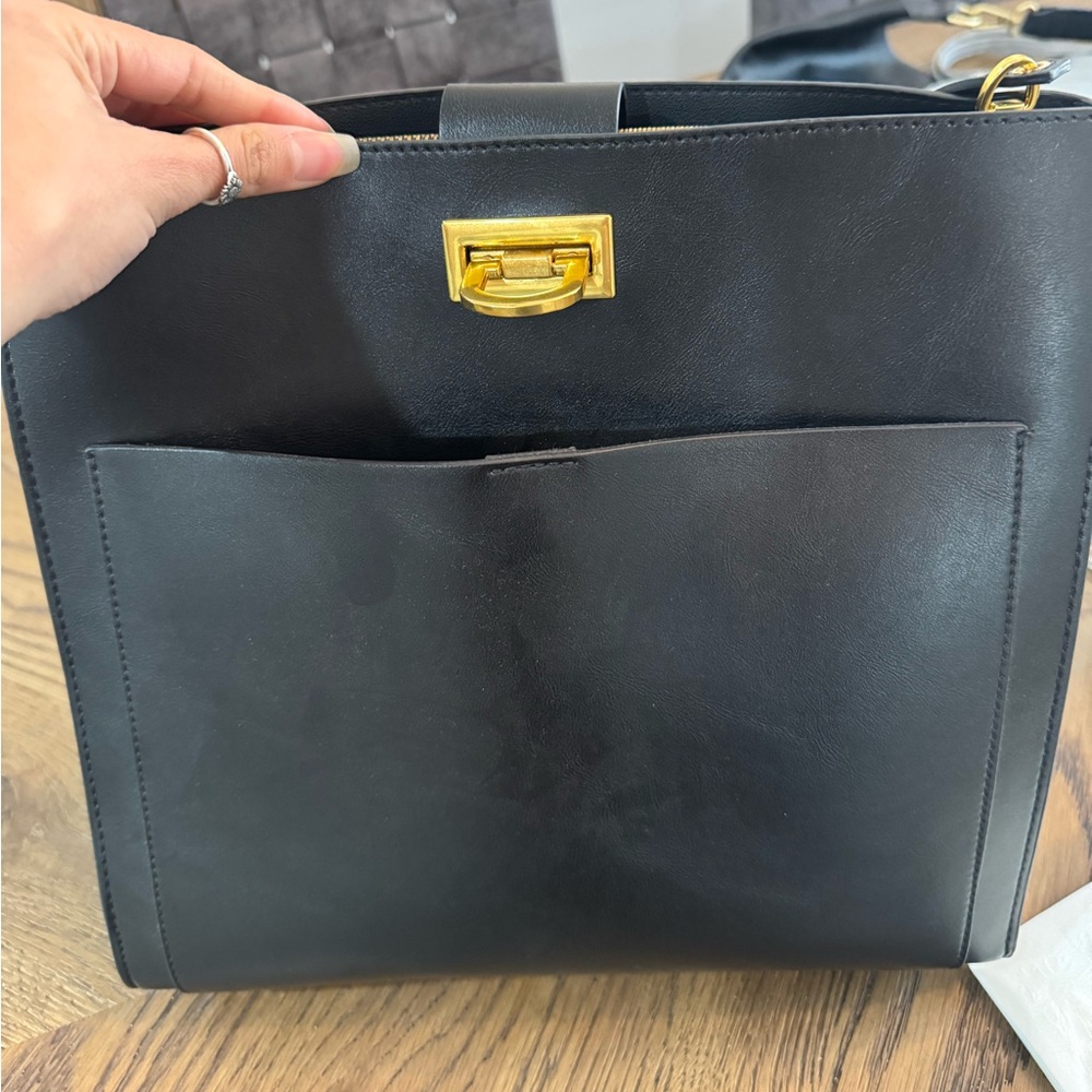 MANGO 🖤 Pocket Shopper Bag - Picture 5 of 12